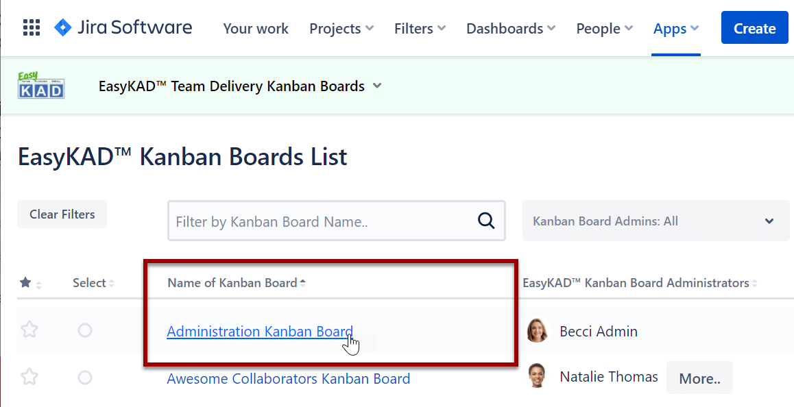 Open Kanban Board